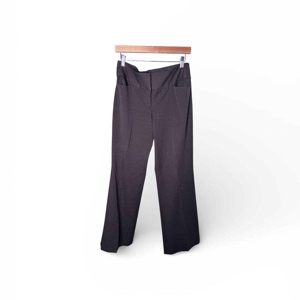 Express Brown Low Rise Wide Leg Dress Pants 6